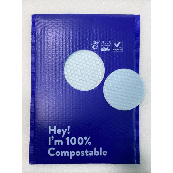 Shock Strength 2.8 Bubble Wrapped Mailing Bags In Blue Color For Safe Delivery