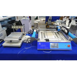 SMT Solder Paste Stencil Machine 3040 + CHMT48VB SMT Pick And Place Machine