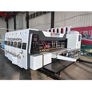 Flexo Plate Printer Slotter Die Cutter Machine for Corrugated Box Pizza Box