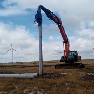 Customized Vibratory Pile Hammer Driver – Excavator Attachment & High Efficiency