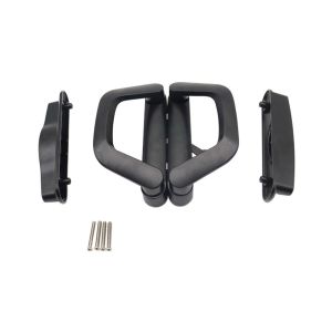 Aluminum And Zinc Alloy D Type Pull Handle Lock Black Color Customized