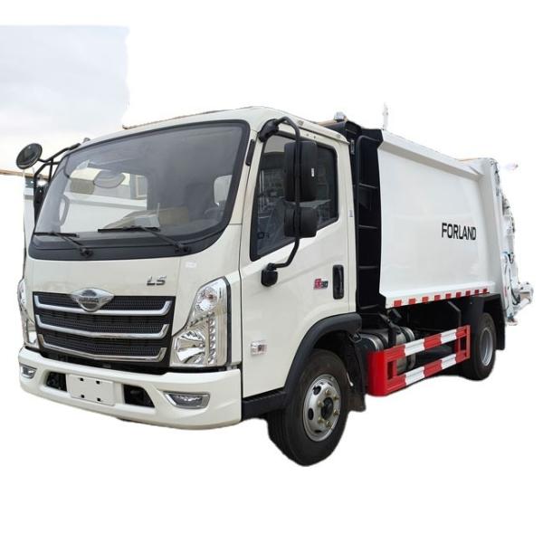 Cheap Price 4x2 8CBM Compactor Garbage Truck With Sidecar Hitch Bucket for City