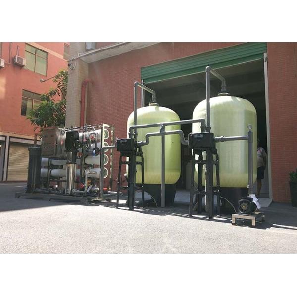 Quality 6TPH Brackish Water System / Reverse Osmosis Water Purification Plant TDS5000-10000PPM wholesale