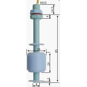 Cheap vertical installation float level switch, ideal for water for sale