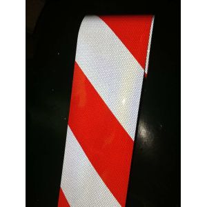 Traffic Barrier Board Red And Yellow Reflective Tape Sheets High Reflection For