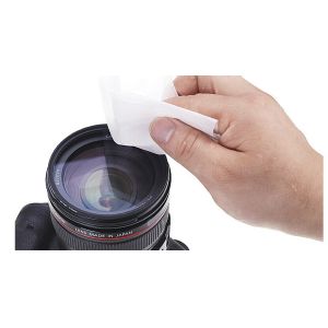 Disposable single packed customized camera lens cleaning paper wipes