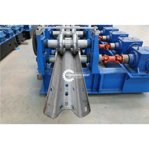Passive Barrier 10m/Min Highway Guardrail Roll Forming Machine