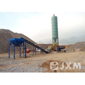 China 400TPH Fixed Stabilized Soil Mobile Concrete Batching Plant on sale