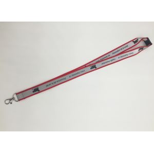 Excellent Reusable Glow In The Dark Lanyards With Swivel Hook / Bulldog Clips