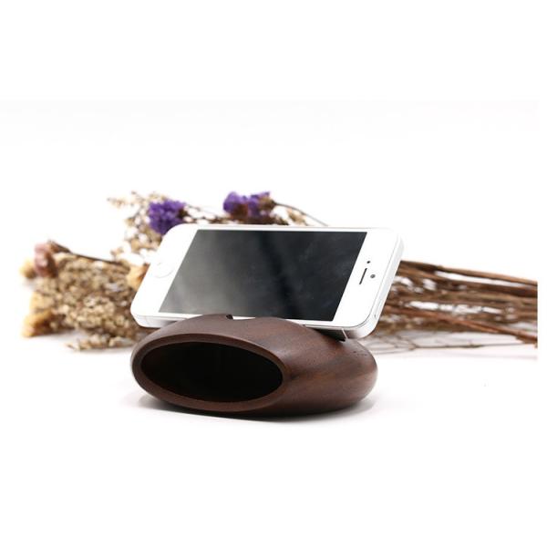 Quality Acoustic Bamboo Wooden Phone Holder Amplifier Speaker in Customized Color wholesale