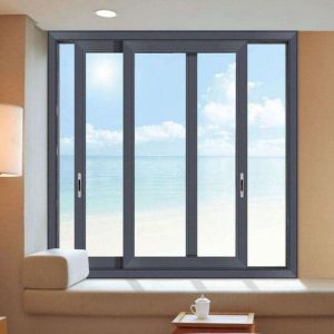Standard Aluminum Sliding Glass Window , Double Layer Aluminum Alloy Window