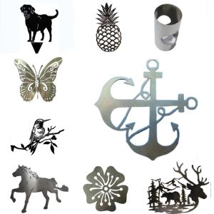 CNC SS Laser Cutting Products Steel Sheets Design For Garden Art Decorations