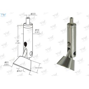 China Adjustable Brass Cable Gripper Nickel Plating And Moveable Jointed Foot on sale