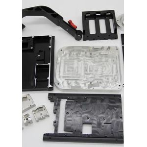 Precision Aluminum CNC Machined Components PEEK Machined Parts H14 Tolerance