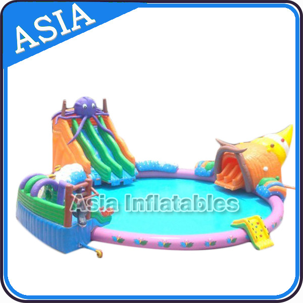 Big Inflatable Pool Water Park , Water Playground , New overground Inflatable