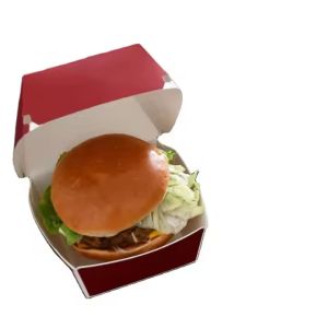 Wholesale Customized Fast Food Delivery Burger Box Biodegradable Food Grade