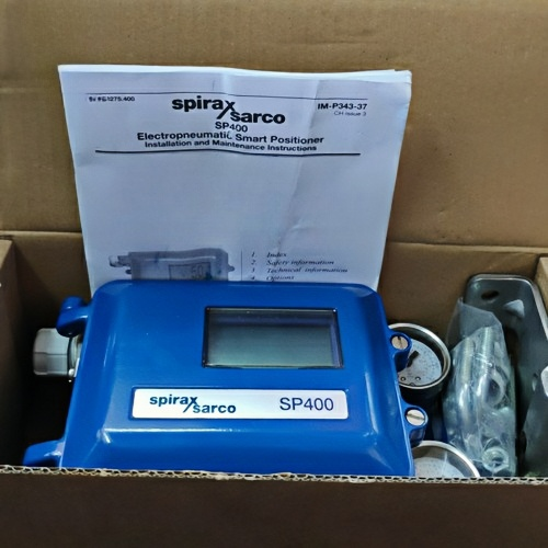 Pneumatic Control Valve Spirax Sarco SP400 SP500 Intelligent Valve Controller