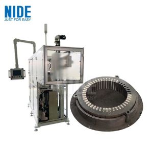Stator O - Slot Insulation Paper Inserting Machine For Hairpin Motor Manufacturi