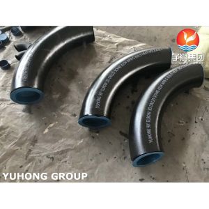 WPB LR 45° 90° DEGREE ELBOW 1.5D 3D FITTING ASTM A234 BW B16.9 BLACK PAINTING