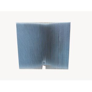 Black Oxidizing Electrophoresis Aluminum Heat Sinks For LED Lighting Rectangle