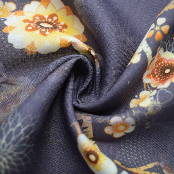 Quality Printed 100% Viscose Rayon Fabric Sustainable Floral Challis wholesale