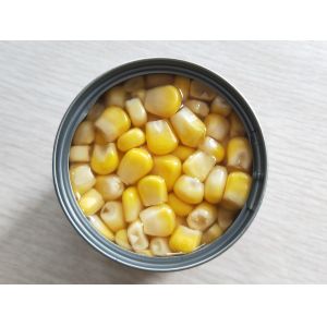 China 185g / 6.5oz Yellow Corn Kernels Canned Packing In Carton / Tray on sale