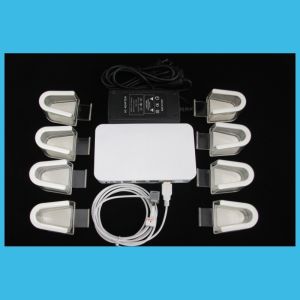 COMER Universal acrylic android tablet PC floor shelves with alarm charging 8