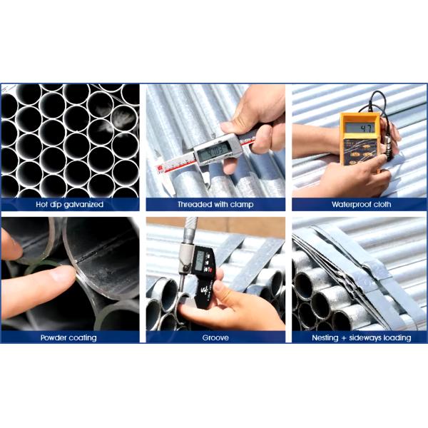 ASTM DIN SS Round Pipe 201 304 304L 310S 316L 410 0.4mm 2mm