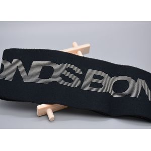 Double Sided 100% Cotton Elastic Band Printed Silicone Logo For Garments