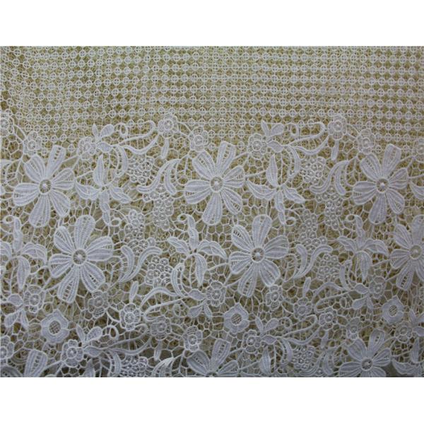 Garment Accessories Chemical Lace Fabric Water Soluble Embroidery lace fabric in Different Color