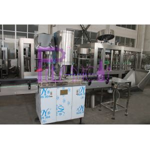 SUS304 / SUS316 Water Bottle Filling Machine , Small Scale Pure Liquid Filling