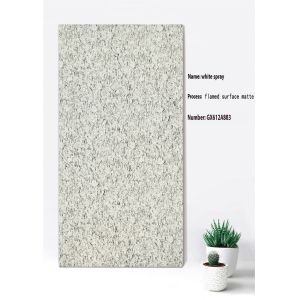 600x1200mm Flamed Matte Gray Clay Curtain Wall Tile