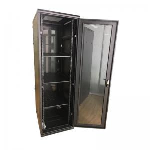 China 47U Server Rack Cabinet SPCC Rack Mounting With Glass Door 600*600*2200MM on sale