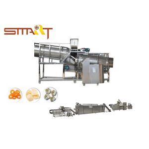 Automated Puffed Snacks Machine , Extrusion Snack Food Processing Machinery