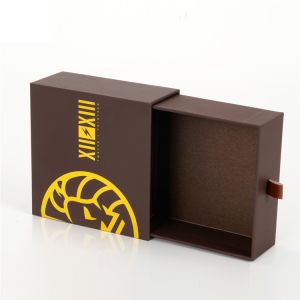 Cheap Luxury Small Paper Gift Box Recycled Handmade With Custom Foil Stamping Logo for sale