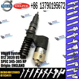 China engine fuel injector common rail fuel injector 8113411 BEBE4B12003 for FH12 FM12 NH 12 with genuine quality on sale
