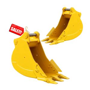 2 Foot Excavator Trenching Bucket , Durable Backhoe Trenching Attachments