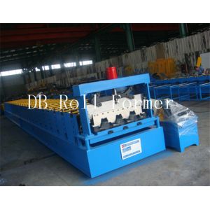 Customized Sheet Metal Decking Roll Forming Machine Controled by PLC System