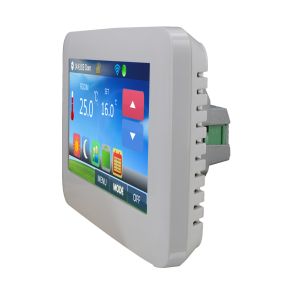 FCU Fan Coil Unit Thermostat Ceiling Mount High Accuracy White Backlight