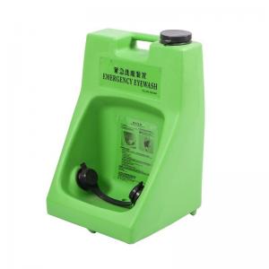 China Bright green Emergency 6 minutes portable eye wash/ laboratory eye wash, 30L portable eyewash station on sale