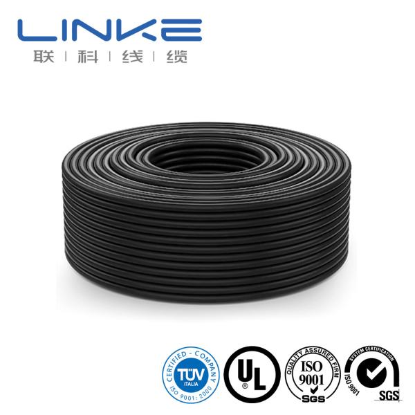 High Temperature 35mm2 Silicone Cable High Accuracy Thermocouple Extension Fiberglass Braided Cable with Braided Shield