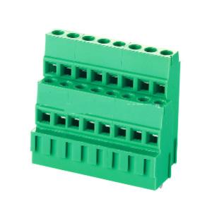 Cheap KEFA terminal blocks, terminal block screw type, 128AA-5.0 5.08 double layer cell block pcb terminal blocks for sale