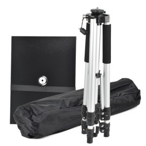 10KG Load 1.4M Aluminum Alloy Tripod With Tray Dural Purpose Screw Head