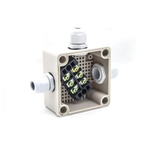 China Pastic Electric Enclosure Project Junction Box 86*84*60mm with Gland Connectors Waterproof on sale