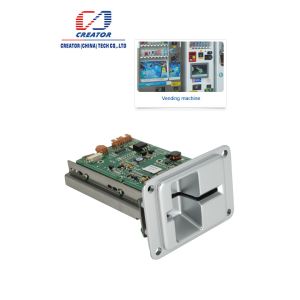 Manual Insert Dip Card Reader RS232 IC Smart Card Reader With Card Latch Function