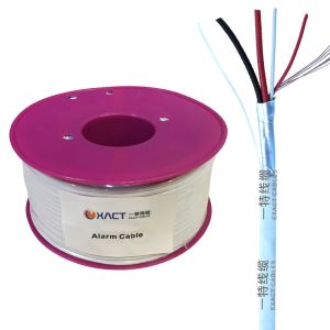 Shielded CCA Stranded 4*0.22mm2 CPR Dca Security Cable Alarm Cable 4 Core