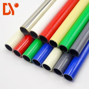 Round Lean Anti Static Pipe , Plastic Coated Pipe With Beautiful Apparence