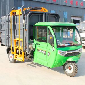 Mini Tricycle Garbage Truck 3CBM Garbage Compression Truck Garbage Collection