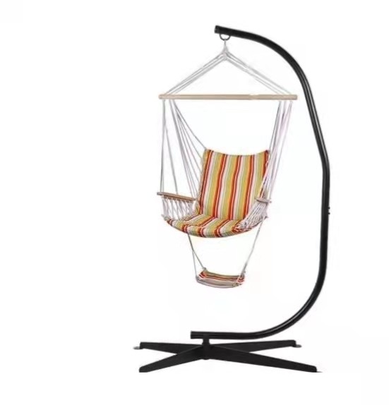 Customized Color Heavy Duty C Shape Frame Hammock Stand with Modern Design and