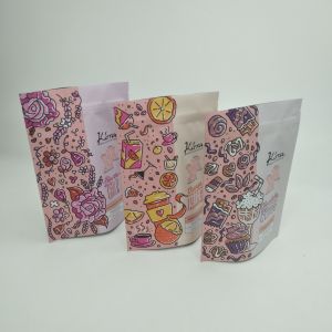 Bolsa Matt Film MOPP VMPET Resealable Stand Up Pouch For Beans Doypack